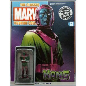 Eaglemoss 1:16 Classic Marvel Figurine w/Book: Kang #73‎